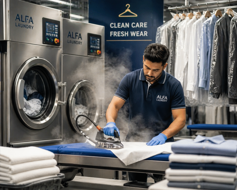 ALFA Laundry Steam Pressing