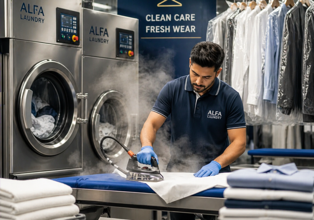 ALFA Laundry Steam Pressing